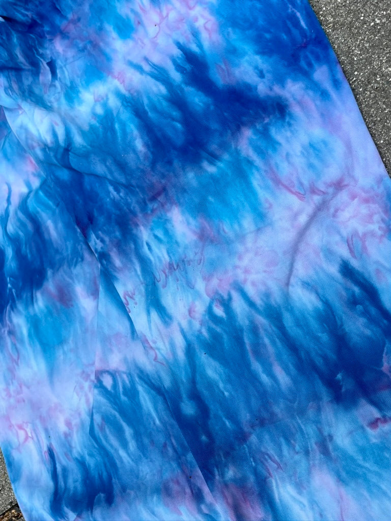 Tie Dye Women's James Perse 3/4 Length Linen Pants (Size 2)