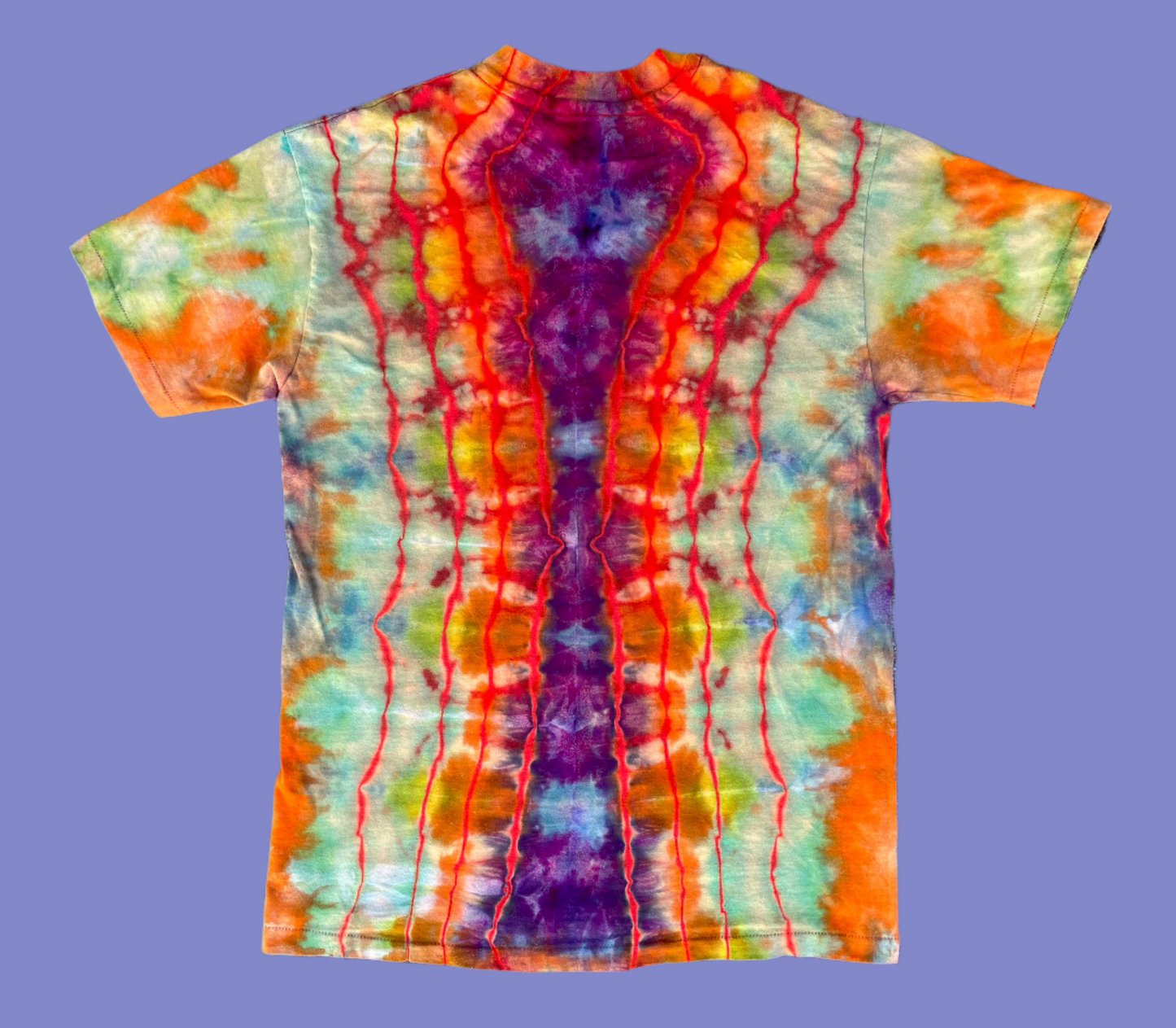 Vintage 49ers Rainbow Tie Dye/Reverse Tee (Small)