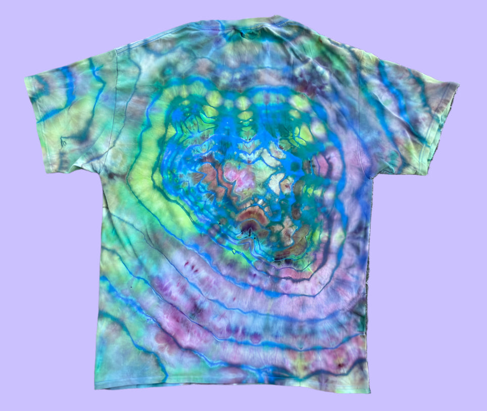 Jewel-Tone Tie Dye Golden State Warriors X Anchor Steam "Strength In Numbers" Tee