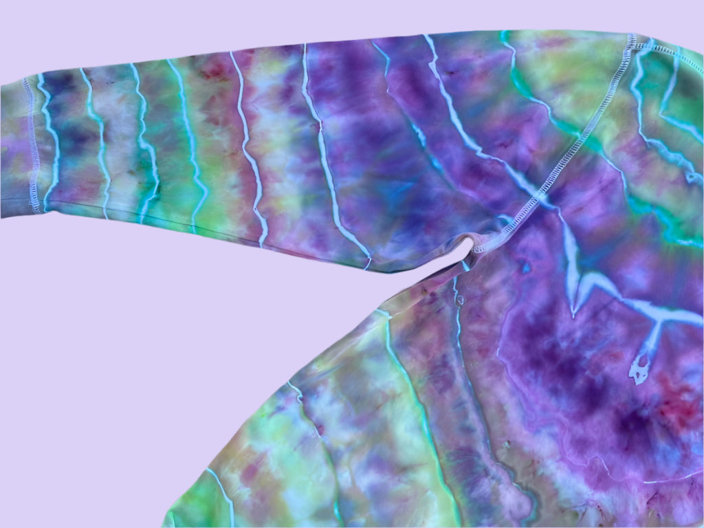 Jewel-Tone Tie Dye Nike Golf Longsleeve (XL)