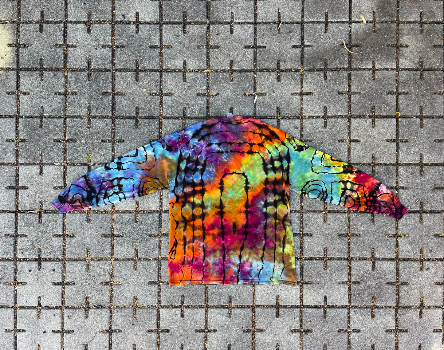 Rainbow Tie Dye Tahoe Longsleeve (Medium)