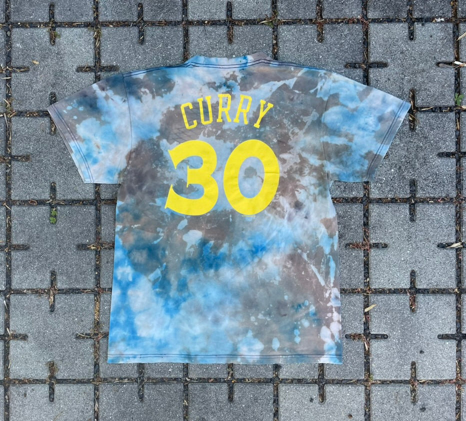 Tie Dye Golden State Warriors Steph Curry Tee (Medium)