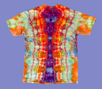 Vintage 49ers Rainbow Tie Dye/Reverse Tee (Small)