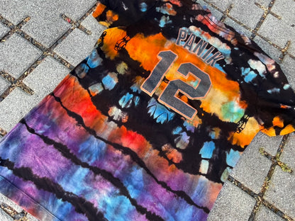 Sunset Tie Dye SF Giants Joe Panik Women's Tee (Large)