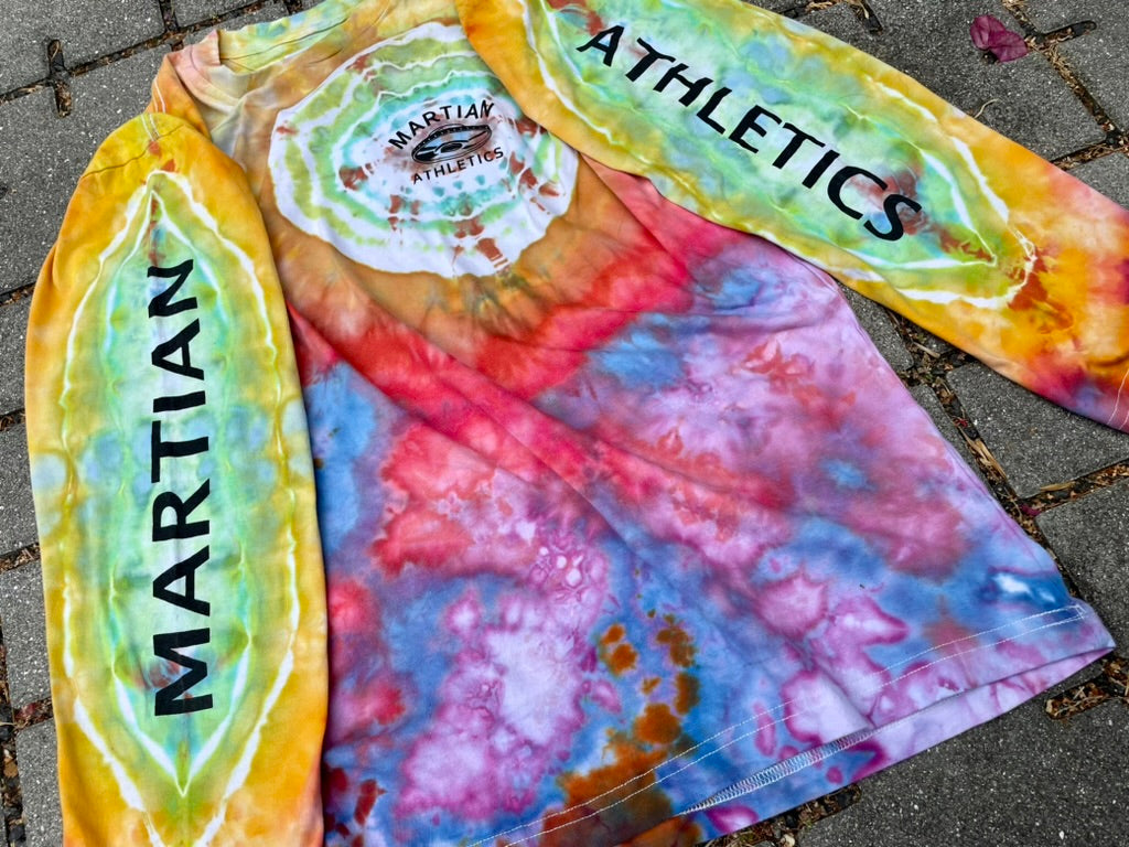 Rainbow Tie Dye Martian Athletics Longsleeve