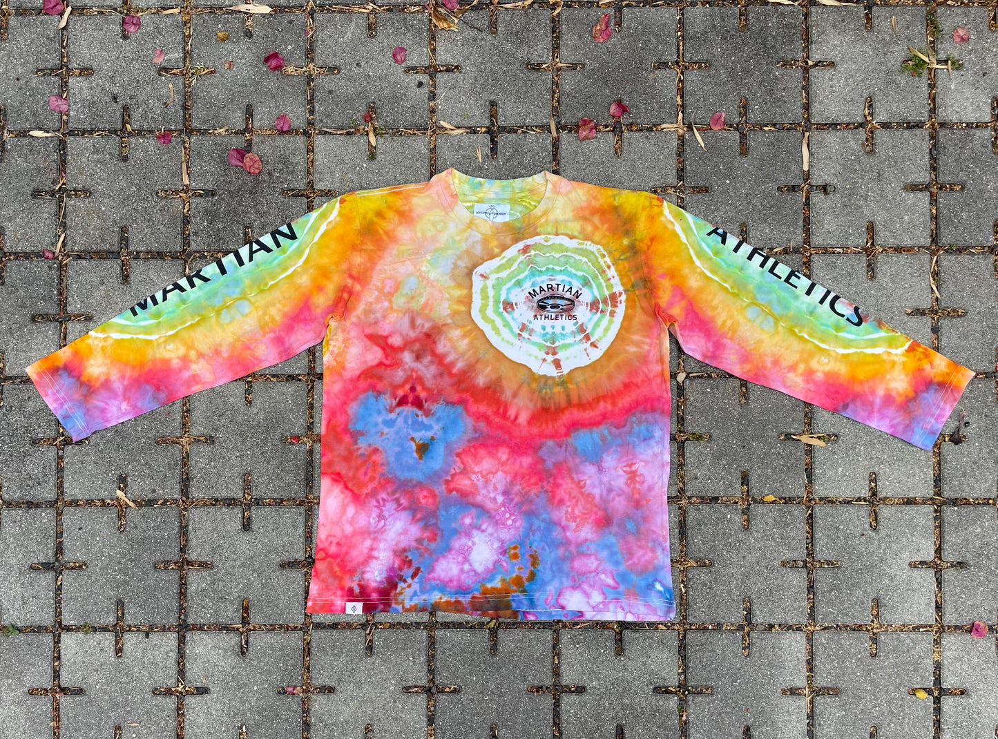 Rainbow Tie Dye Martian Athletics Longsleeve