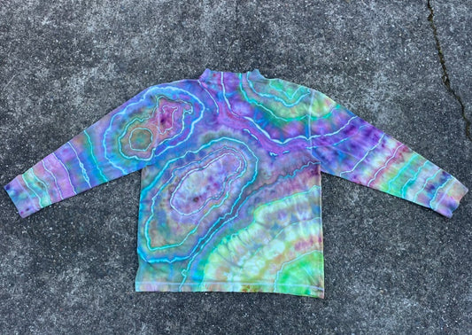 Jewel-Tone Tie Dye Nike Golf Longsleeve (XL)