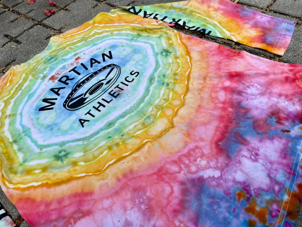 Rainbow Tie Dye Martian Athletics Longsleeve – Lemonade Stand Dyes