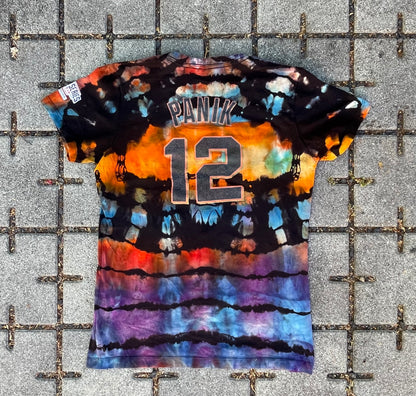 Sunset Tie Dye SF Giants Joe Panik Women's Tee (Large)