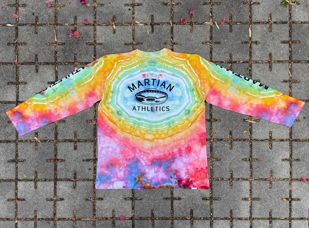 Rainbow Tie Dye Martian Athletics Longsleeve – Lemonade Stand Dyes